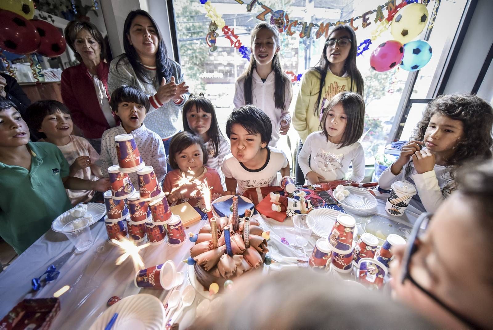 Veel Eten Zingen En Dansen In Colombia