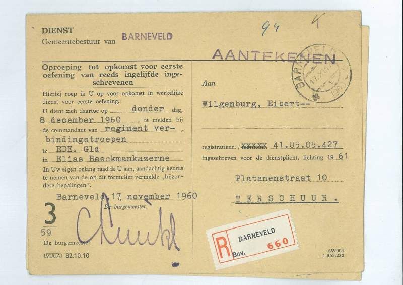 De dienstplicht voorbij De dienstplicht voorbij